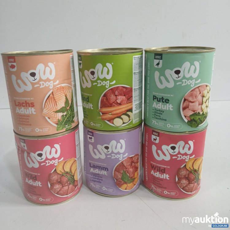 Artikel Nr. 951119: Wow Dog Hundefutter diverse Sorten 6x800g 