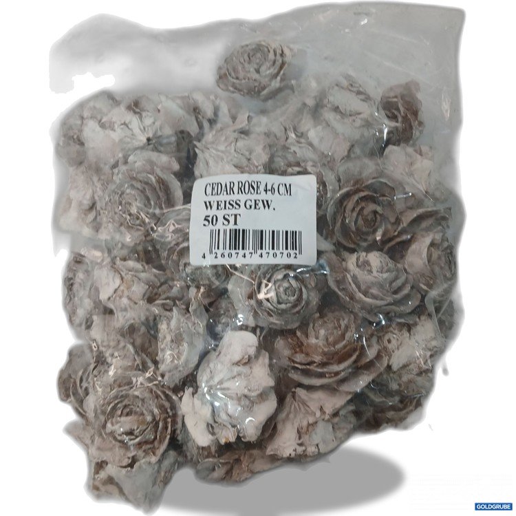 Artikel Nr. 952119 Artikel Nr. 952119: Cedar Rose 4-6cm weiß 50Stk