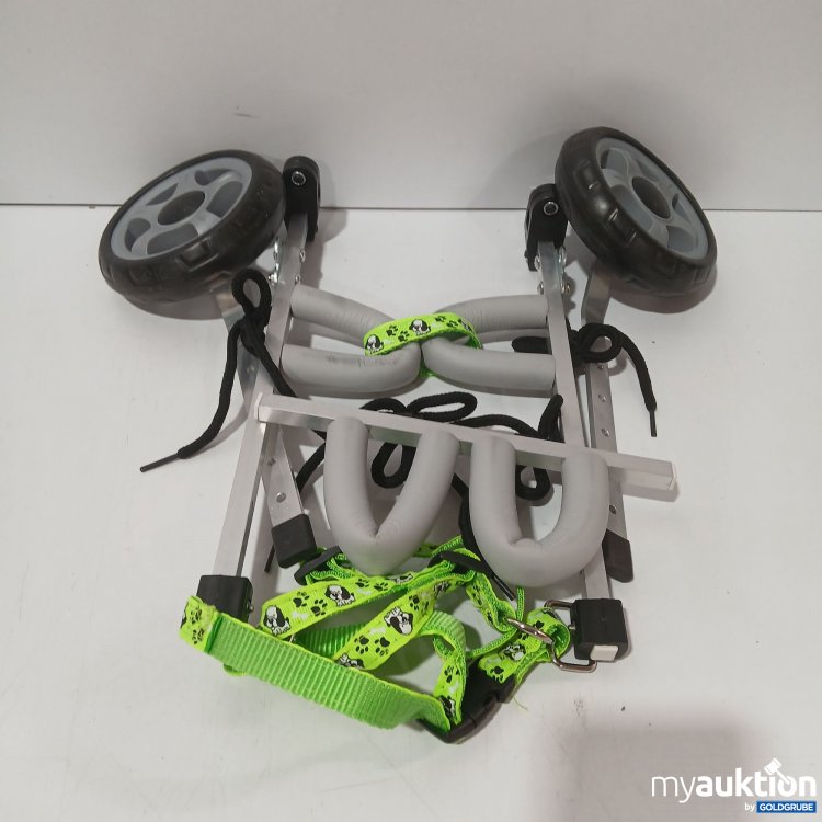 Artikel Nr. 957119: Hunde- Katzenrollstuhl mit 2 Rädern und Gurt