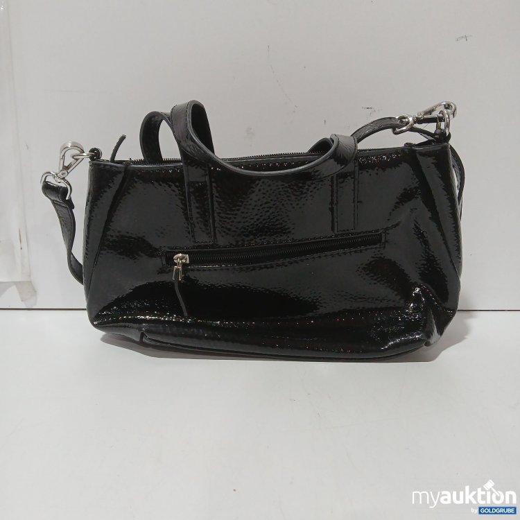 Artikel Nr. 973119: Carpisa-Handtasche aus Lackleder in Schwarz, ca 22×17×9,5 cm