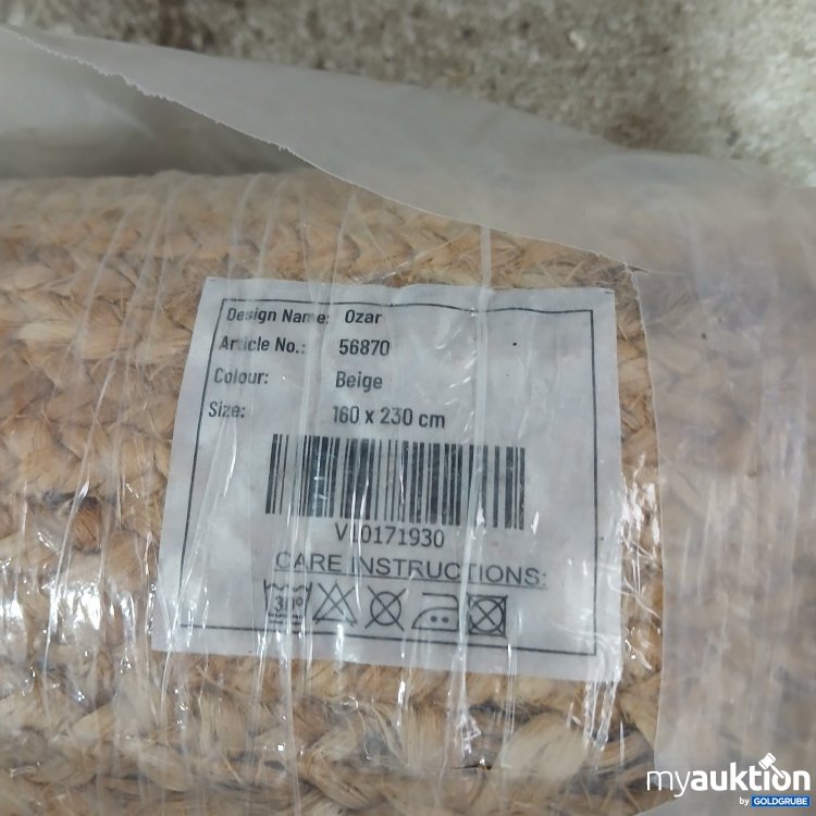 Artikel Nr. 445120: Teppich Ozar 160 x 230 cm Beige 100%Jute