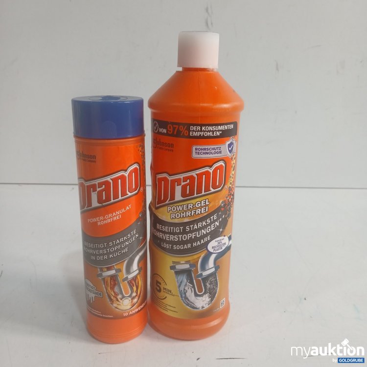 Artikel Nr. 462120: Drano Power-Granulat Rohrfrei  500g + Drano Power Gel 1L