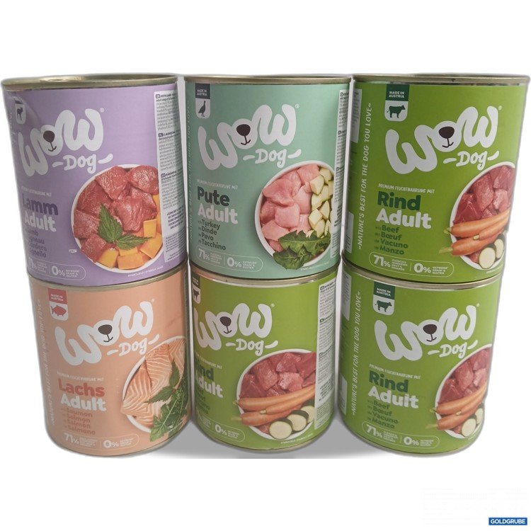 Artikel Nr. 951120: Wow Dog Hundefutter diverse Sorten 6x800g 