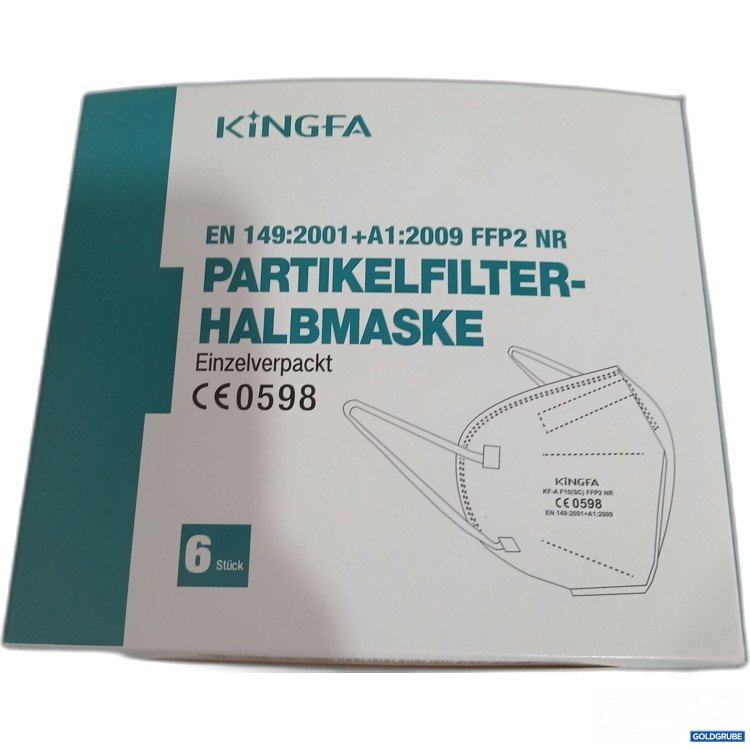 Artikel Nr. 956120: Kingfa Partikelfilter Halbmasken einzelverpackt 6Stk 