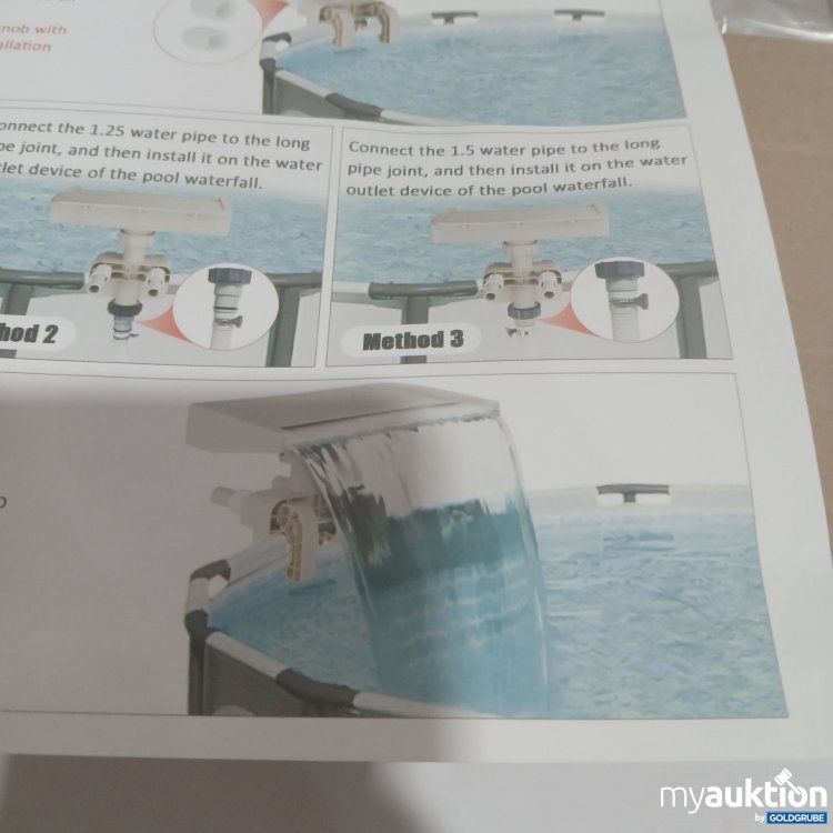 Artikel Nr. 854121 Artikel Nr. 854121: Swimming Pool waterfall outlet device