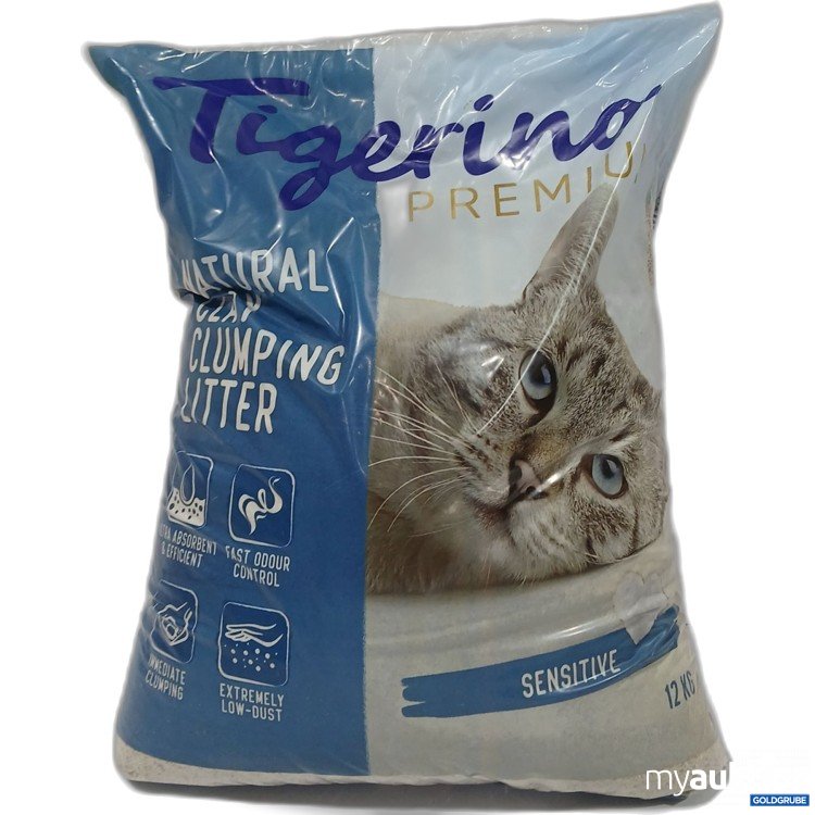 Artikel Nr. 879121: Tigerino Premium Natural Clay Clumping Litter  12kg 