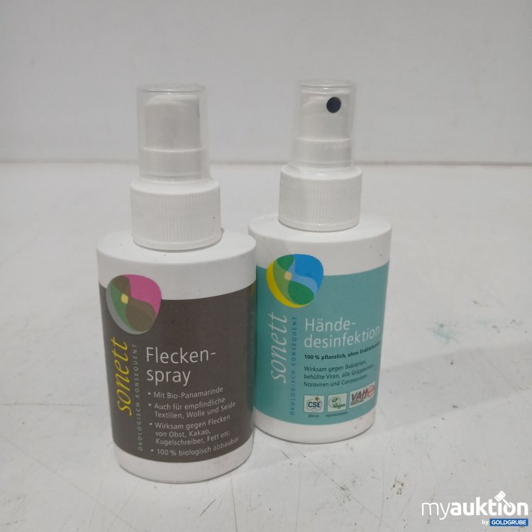 Artikel Nr. 892121: Sonett Fleckenspray 100ml und Hände Desinfektion 100ml 