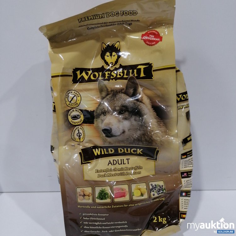 Artikel Nr. 950121 Artikel Nr. 950121: Wolfsblut Adult Wild Duck 2kg