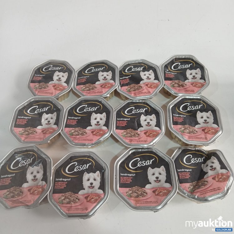 Artikel Nr. 951121: Cesar Hundefutter Landragout mit zartem Kalb 12x150g