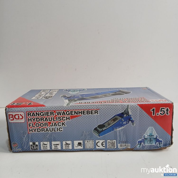 Artikel Nr. 953121: BGS Rangier-Wagenheber Hydraulisch 1.5t 