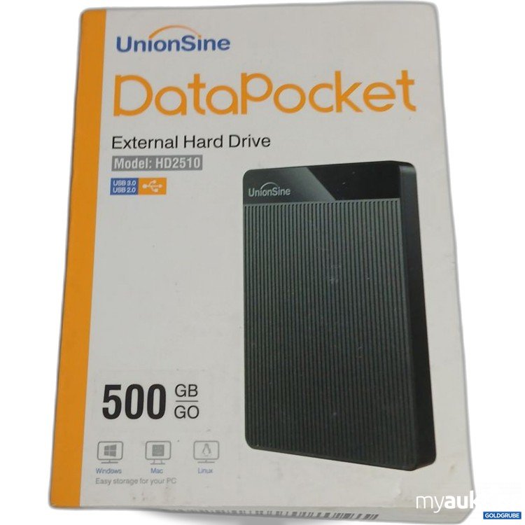 Artikel Nr. 978121 Artikel Nr. 978121: UnionSine DataPocket External Hard Drive HD2510 500 GB