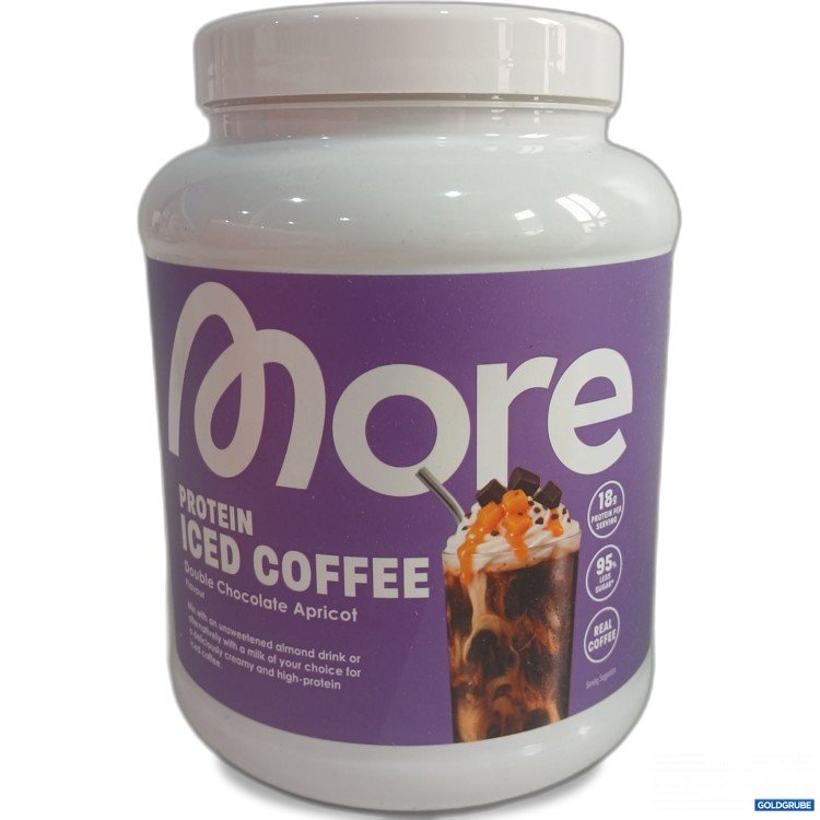 Artikel Nr. 993121 Artikel Nr. 993121: More Protein Iced Coffee Double chocolate Apricot 500g
