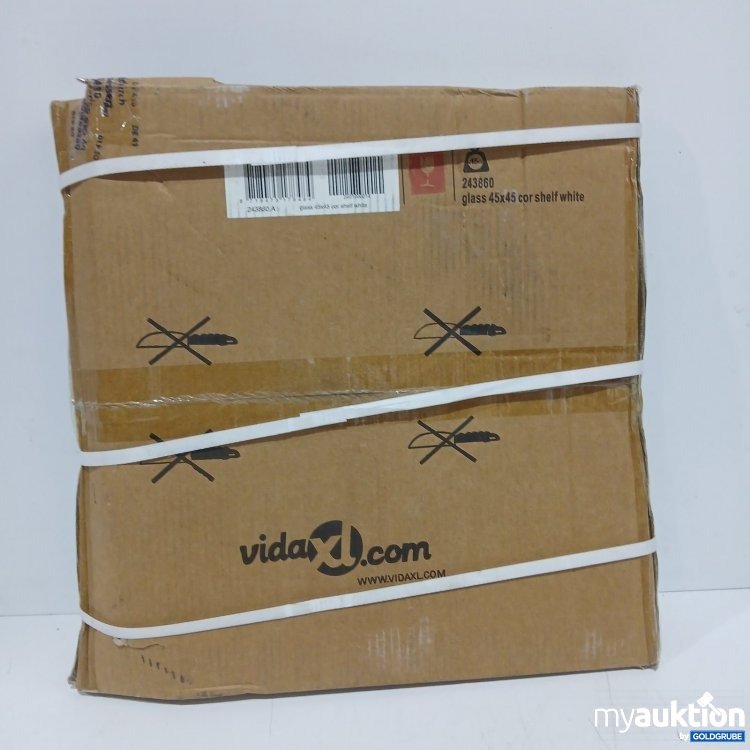 Artikel Nr. 445122: Vida xl Glass shelf 45x45 cor white  243870.A