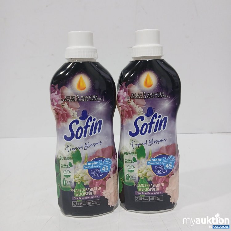 Artikel Nr. 467122: Sofin Pflanzenbasierter Weichspüler Tropical Blossoms 0.81l