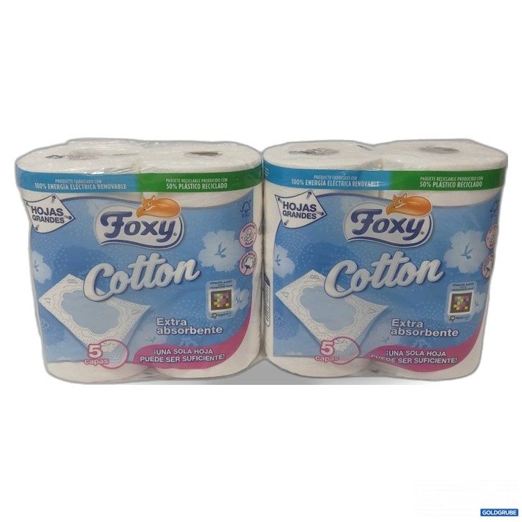 Artikel Nr. 468122: Foxy Cotton Toilettenpapier 5-lagig 4Rollen