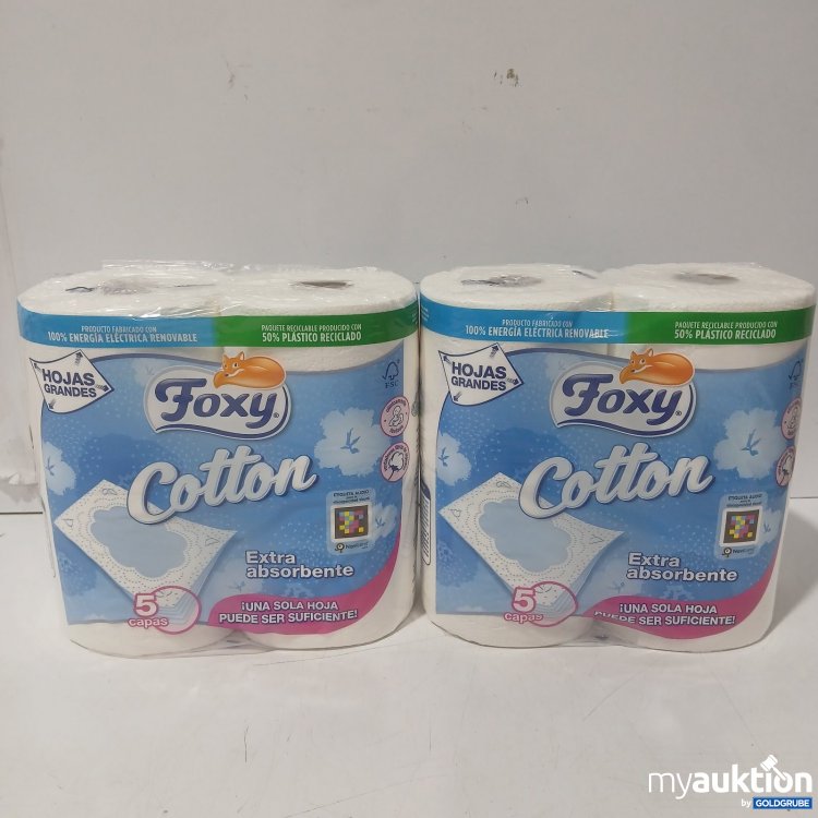 Artikel Nr. 468122: Foxy Cotton Toilettenpapier 5-lagig 4Rollen