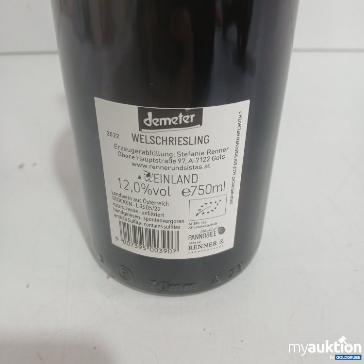 Artikel Nr. 469122: Rennersistas Welschriesling 750ml