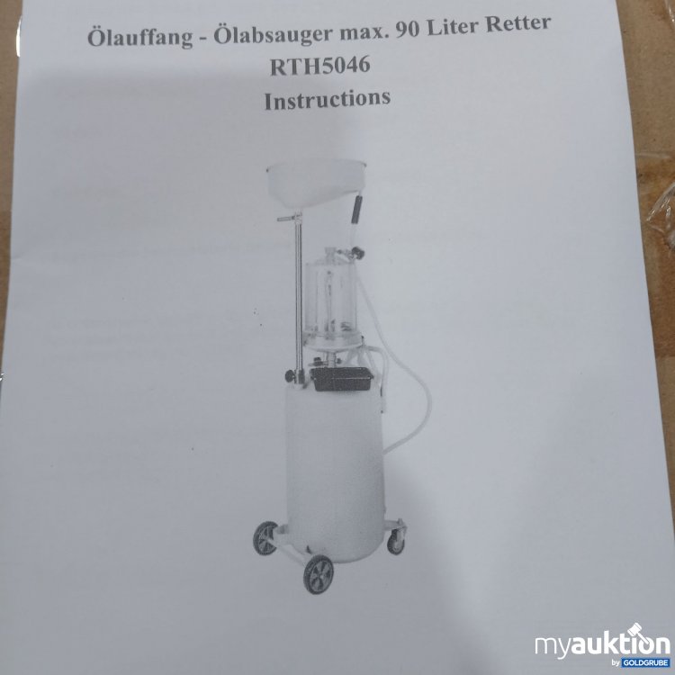 Artikel Nr. 518122 Artikel Nr. 518122: Retter 90l Luxury Oil Drainer RTH5046