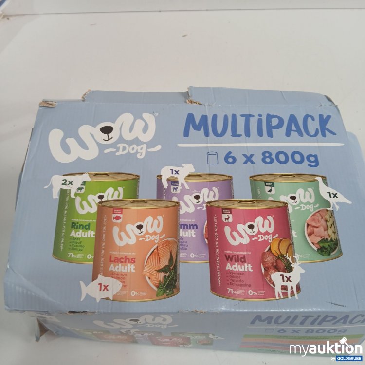 Artikel Nr. 951122: Wow Hundefutter Mix 6x800g 