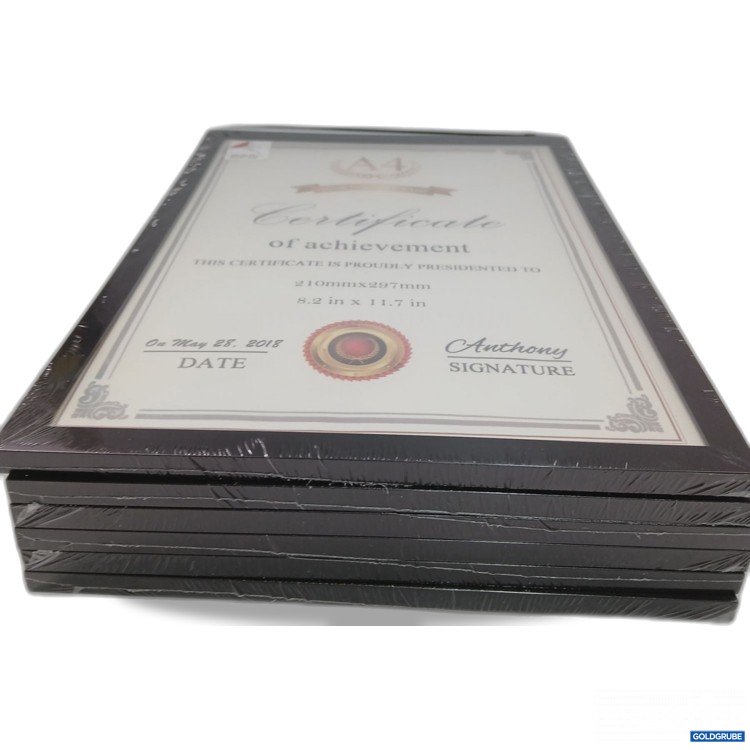 Artikel Nr. 960122: Bilderrahmen Schwarz A4 210x297mm 6Stk