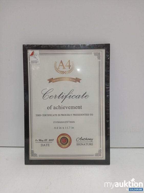 Artikel Nr. 960122: Bilderrahmen Schwarz A4 210x297mm 6Stk