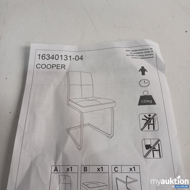 Artikel Nr. 962122: Cooper 16340131-04 Sessel 2er Set 