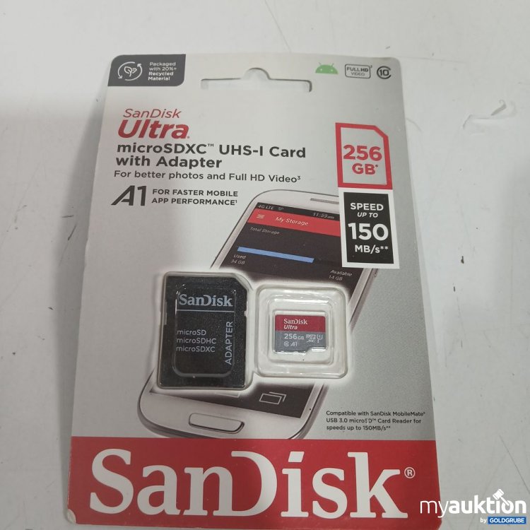 Artikel Nr. 964122: SanDisk Ultra microSDXC UHS-I Card 256 GB