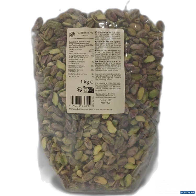 Artikel Nr. 972122 Artikel Nr. 972122: KoRo Pistazienkerne mit Haut 1Kg
