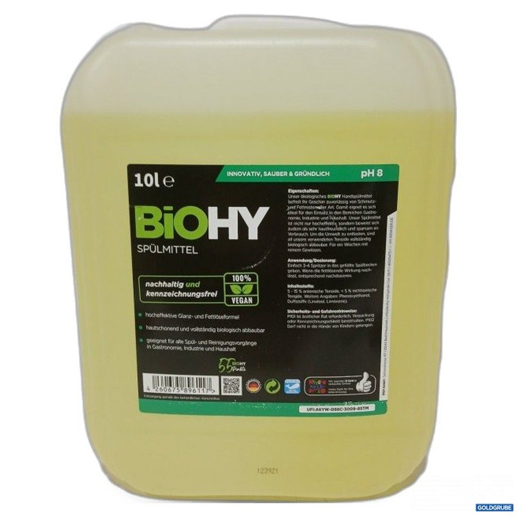 Artikel Nr. 467123: BioHY 10 l Spülmittel