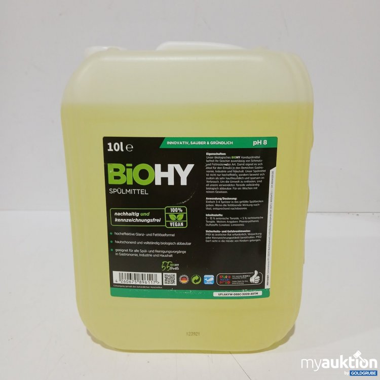 Artikel Nr. 467123: BioHY 10 l Spülmittel