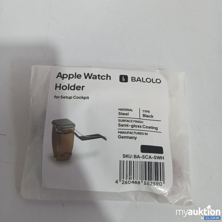 Artikel Nr. 832123 Artikel Nr. 832123: Balolo Apple Watch Holder for Setup Cockpit Steel Black BA-SCA-SWH