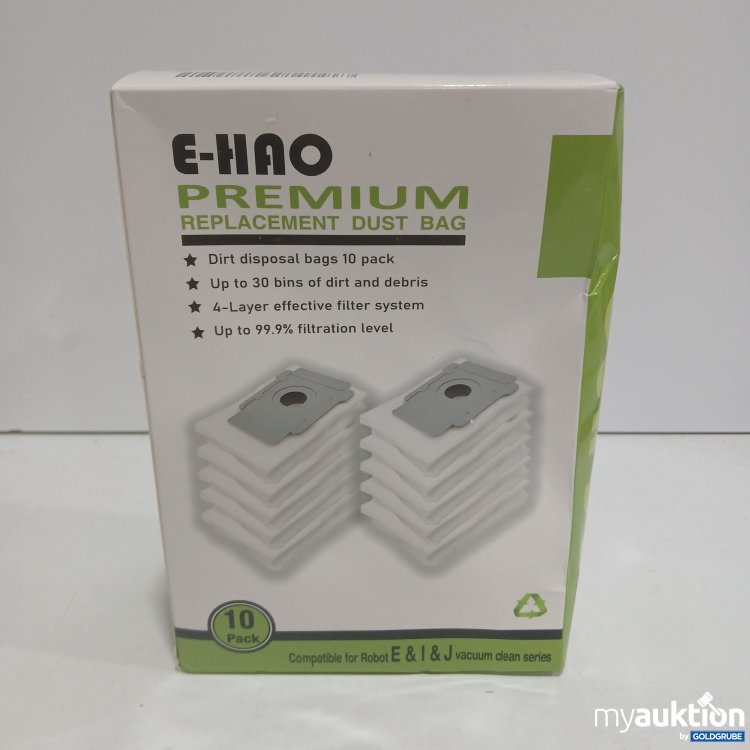Artikel Nr. 887123 Artikel Nr. 887123: E-Hao Premium Replacement Dust Bag 10x