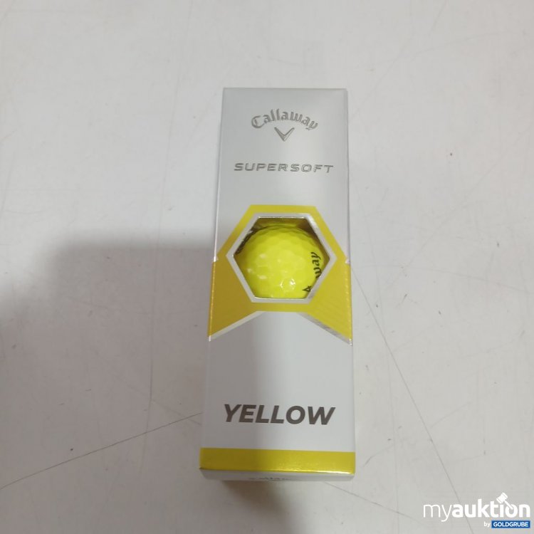 Artikel Nr. 938123: Callaway Supersoft Yellow Golfball 3 stk