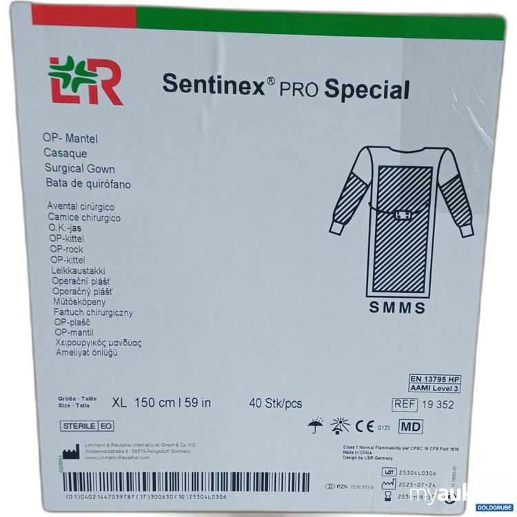 Artikel Nr. 962123: LR Sentinex Pro Special OP-Mantel 40Stk XL 