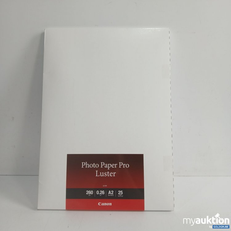 Artikel Nr. 970123: Canon Photo Paper Pro Luster 0.26mm A2 420x594mm 25Sheets 