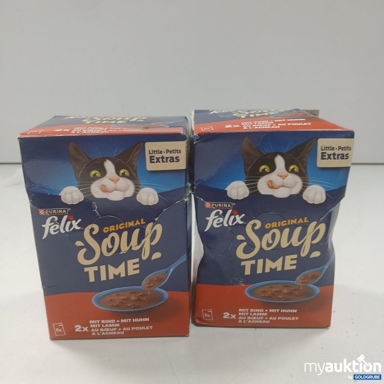 Artikel Nr. 987123: Purina Felix Soup time 2stk mit 6x48g