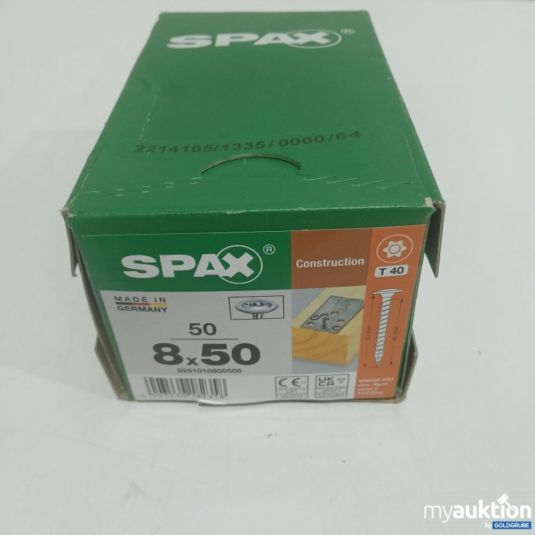Artikel Nr. 883124: Spax Construction T40 8x50 50