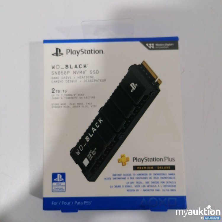 Artikel Nr. 898124: Playstation WD_Black Game Drive +Heatsink SN850P NVMe SSD