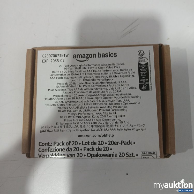 Artikel Nr. 971124 Artikel Nr. 971124: Amazon Basics AAA 20Pack