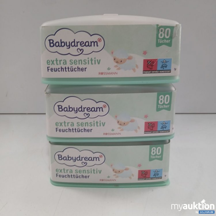 Artikel Nr. 984124: Babydream extra sensitiv Feuchttücher 3x80 Tücher