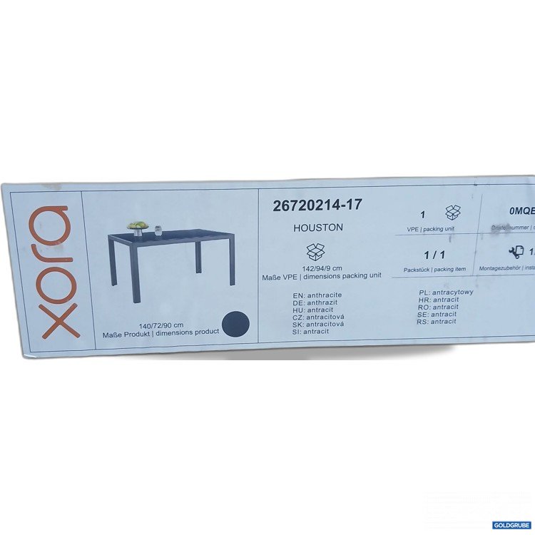 Artikel Nr. 994124 Artikel Nr. 994124: Xora Houston anthrazit 26720214-17 140/72/90cm