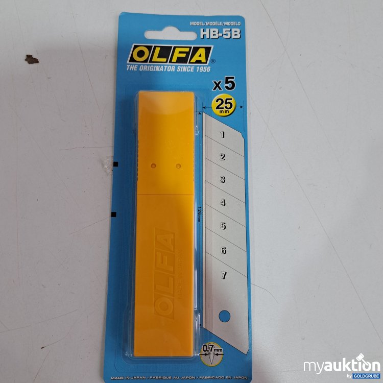 Artikel Nr. 428125 Artikel Nr. 428125: Olfa Ersatzklingen f. Cutter Messer 25mm