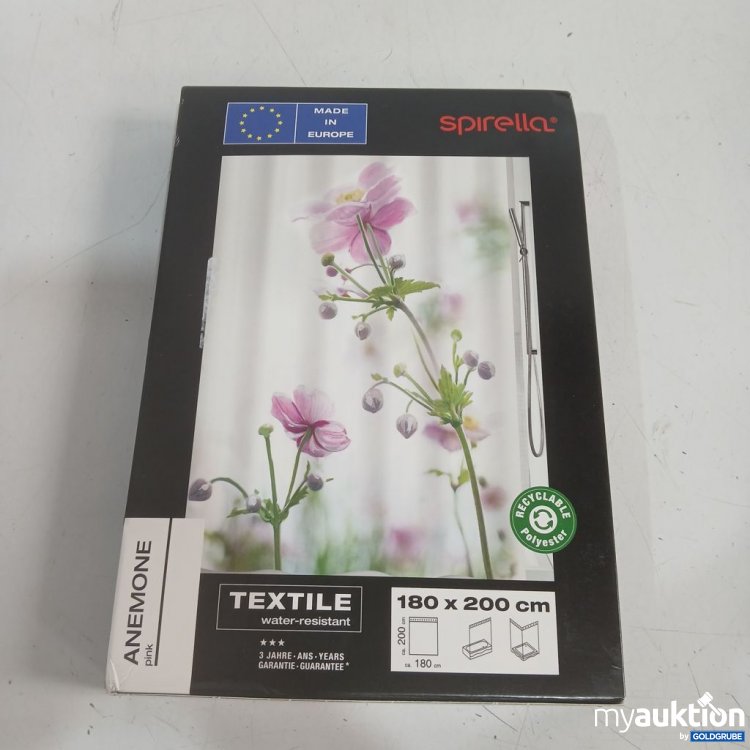 Artikel Nr. 447125 Artikel Nr. 447125: Spirella Anemone Textil wasserabweisend 180x200 cm