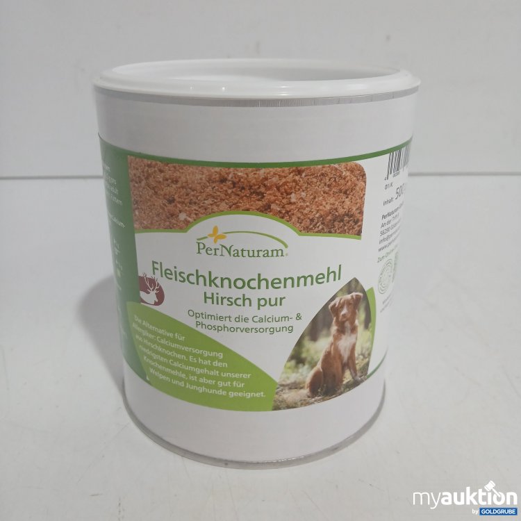 Artikel Nr. 463125: PerNaturam Fleischknochenmehl Hirsch Pur 500g 