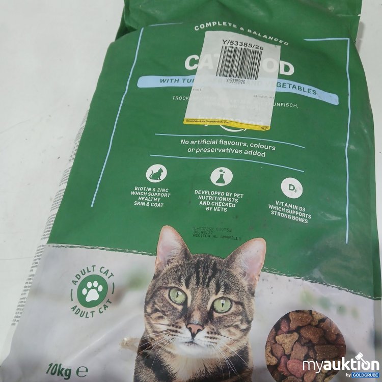 Artikel Nr. 466125: Katzenfutter mit Thunfisch und Gemüse 
10 kg
