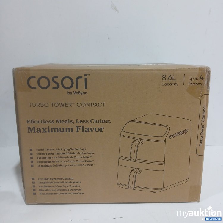 Artikel Nr. 477125 Artikel Nr. 477125: cosori Turbo Tower Compact Heißluftfritteuse 8,6L Capacity