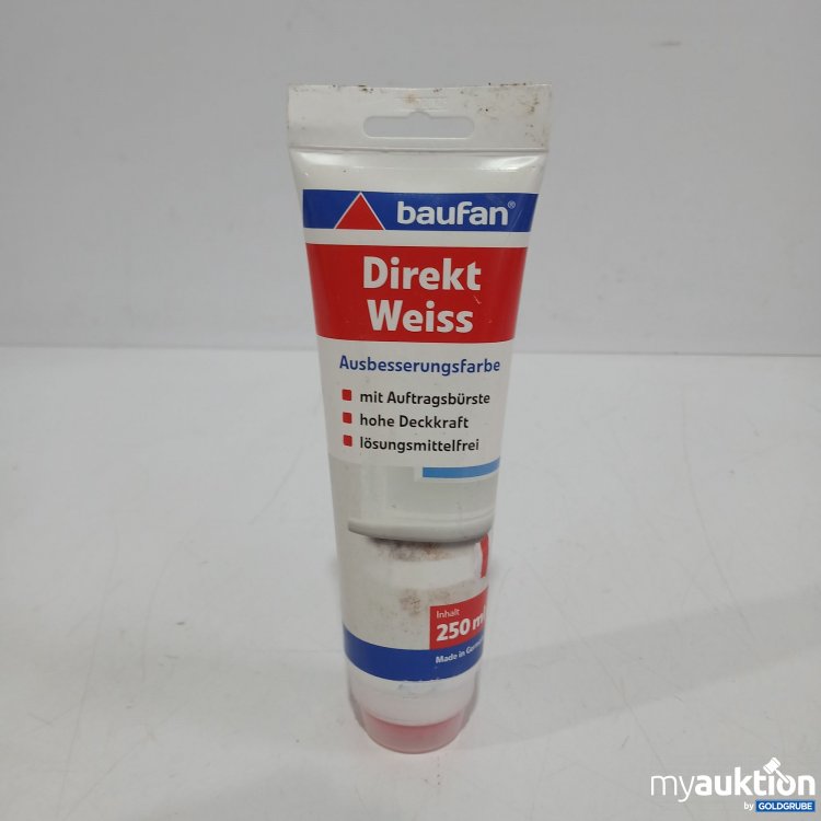 Artikel Nr. 916125: Baufan Direkt Weiss Ausbesserungsfarbe 250ml
