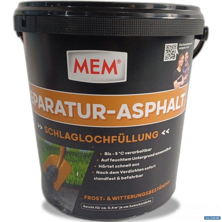 Artikel Nr. 962125: Mem Reperatur-Asphalt Schlaglochfüllung 10kg 