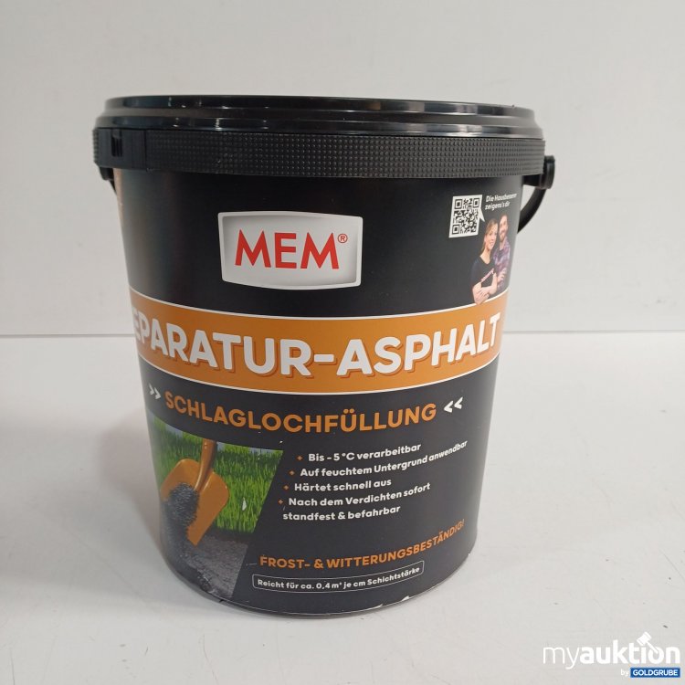 Artikel Nr. 962125: Mem Reperatur-Asphalt Schlaglochfüllung 10kg 