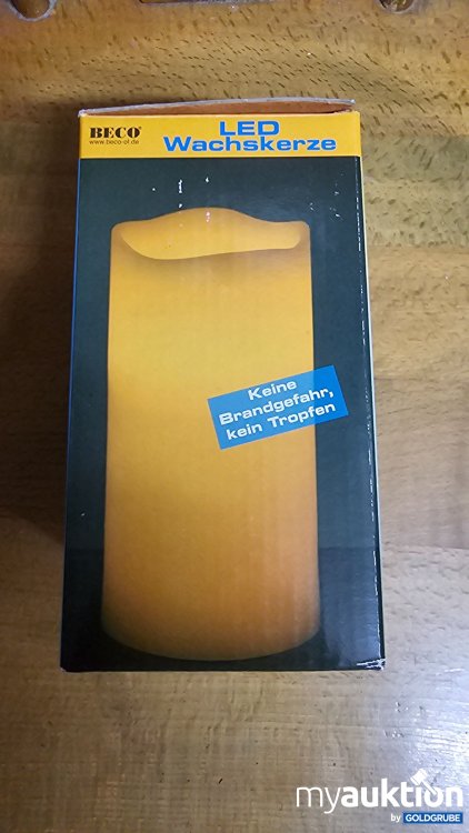 Artikel Nr. 397126: Beco Led Echtwachskerze